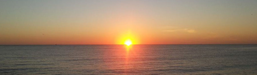 L'alba vista dal Mercato Ittico San Benedetto del Tronto